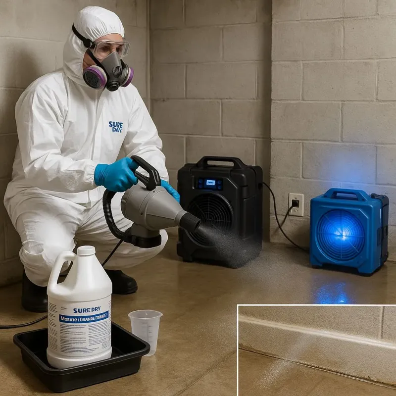 Sanitization and Odor Removal process in Davidson, NC