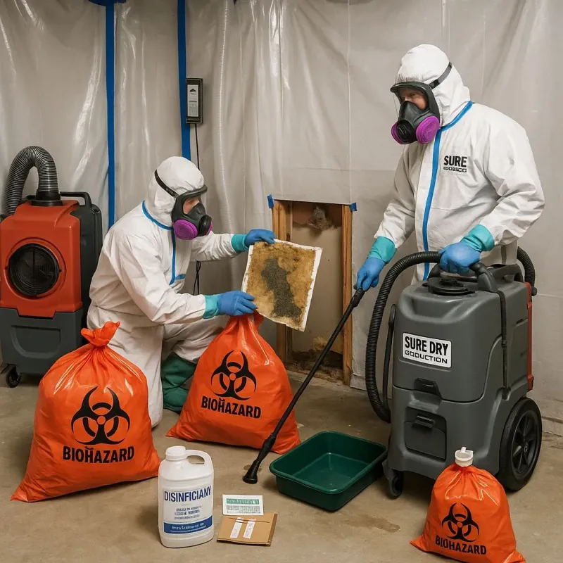 Contaminated Water Handling Protocols process in Davidson, NC