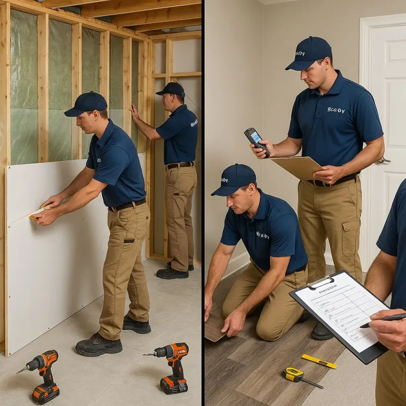 Repairs and Reconstruction process in Davidson, NC