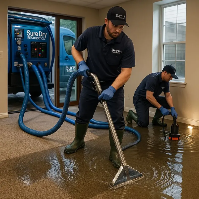 Water Extraction and Removal process in Davidson, NC
